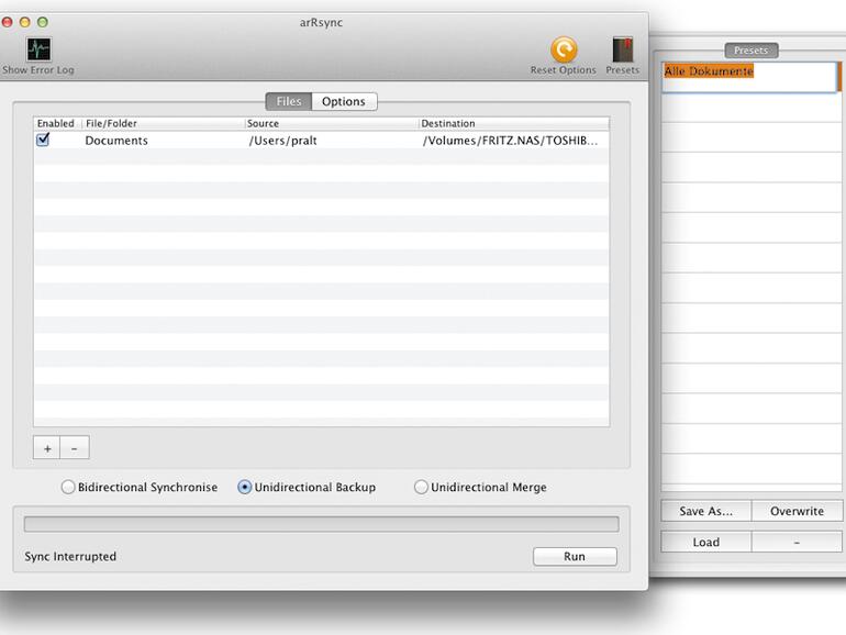 8. Abgleich speichern