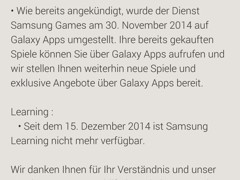 Gut, wenn man die Hinweise gelesen hat. Wer nicht reagieren konnte, hat seine Käufe im Hub verloren.