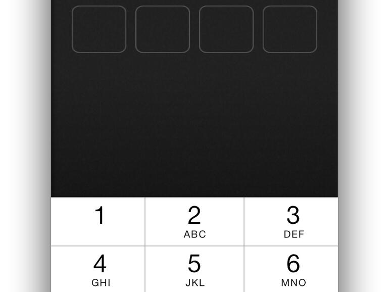 ... PIN eintippen ...