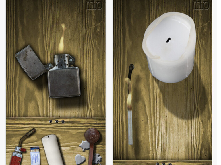 Nutzer können auch auf dem iPhone Blei gießen