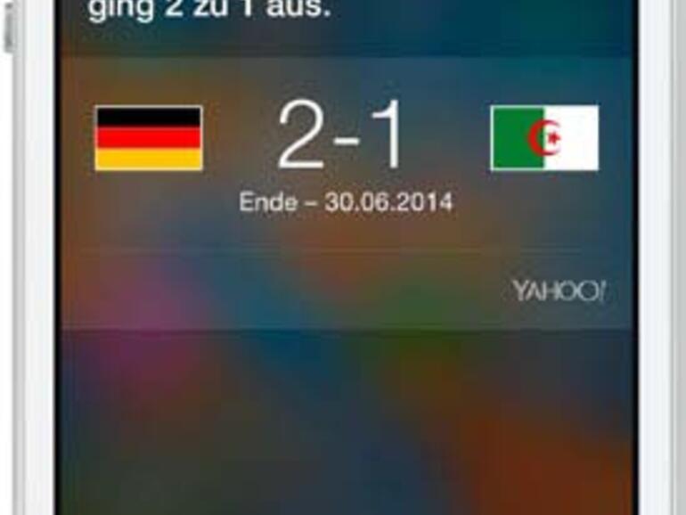 Siri ist zwar sehr praktisch, spricht aber nicht immer unbedingt die Wahrheit. Immerhin stimmt die optische Aufbereitung der Antwort.