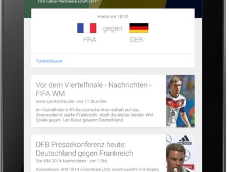 Besonders beim Auffinden von Informationen macht Google so leicht keiner etwas vor. Hier und bei der Geschwindigkeit kann Google Now punkten.