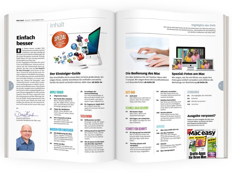 Inhaltsverzeichnis: Spannende Themen für Einsteiger