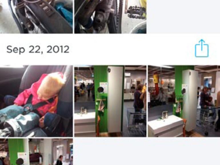 Carousel bietet eine alternative Darstellung Ihrer Bilder und integriert sich in die vorhandene App.