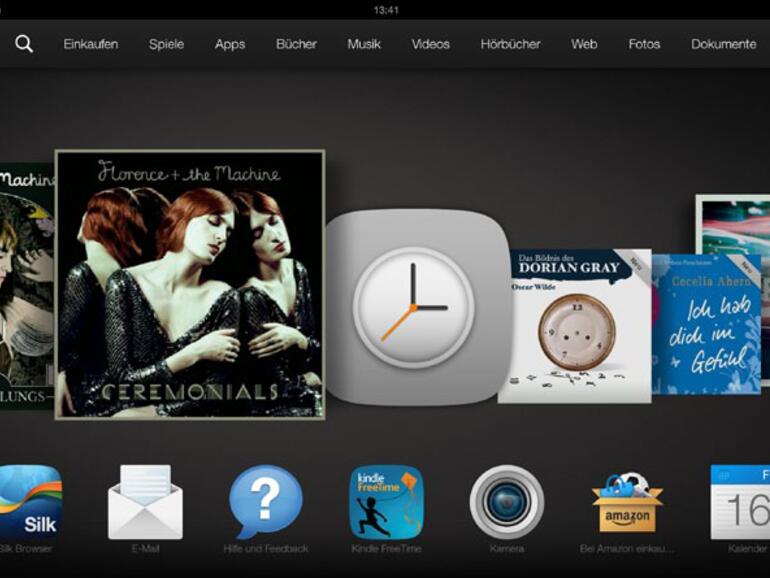 Das Karussell als Benutzeroberfläche zeigt alle zuletzt benutzten Dokumente und Anwendungen, ist aber nach längerer Benutzung nicht sehr übersichtlich.