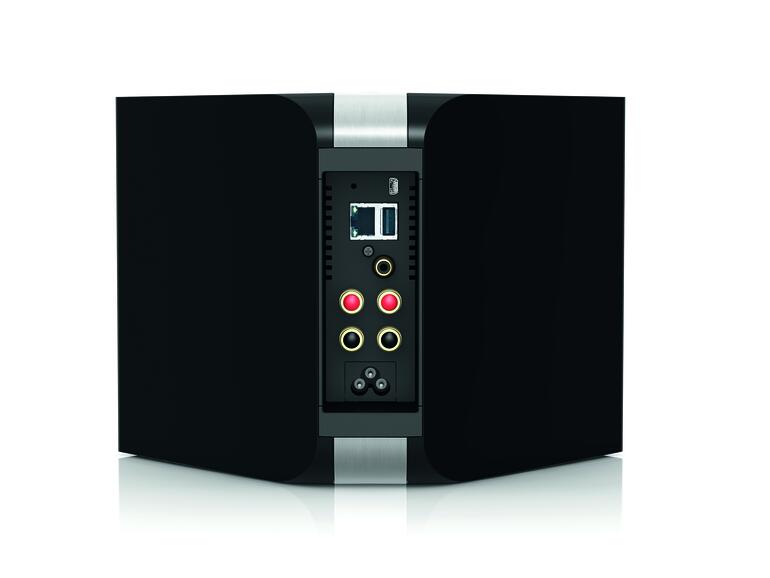 Am Bluesound Powernode lassen sich herkommliche Stereo-Lautsprecher direkt anschließen.