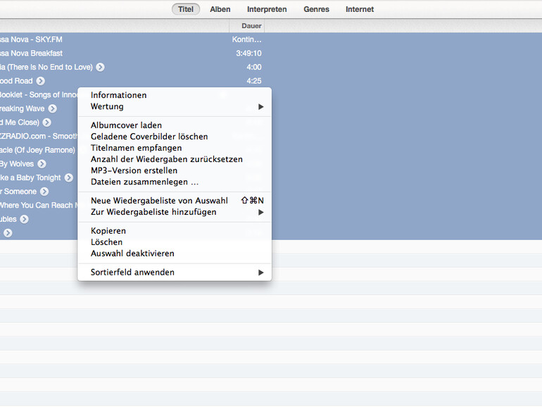 Schritt 4: Album wieder löschen