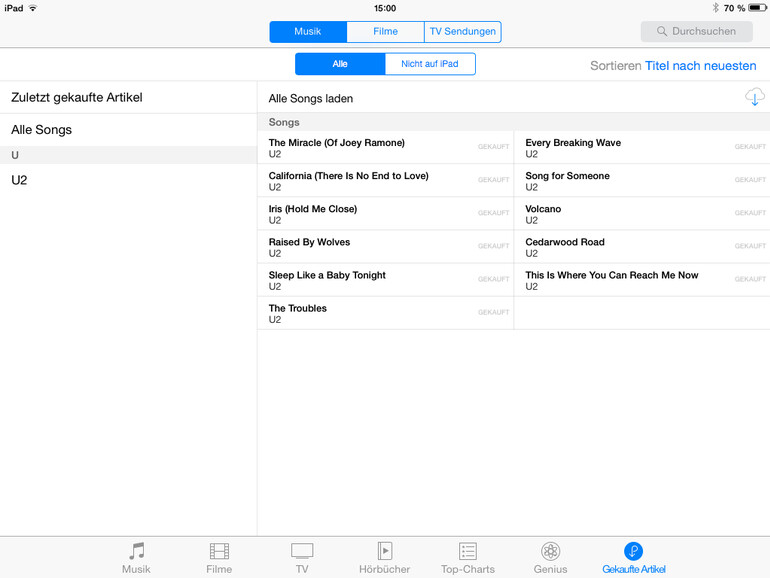 Schritt 2: Den Ordner mit gekaufter Musik finden