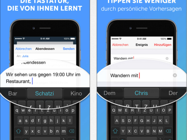 Wischen statt Tippen - kostenlos