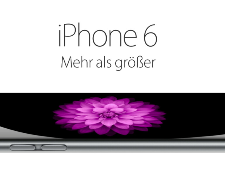 Das iPhone 6 - größer als sein Vorgänger, aber immer noch der kleine Bruder