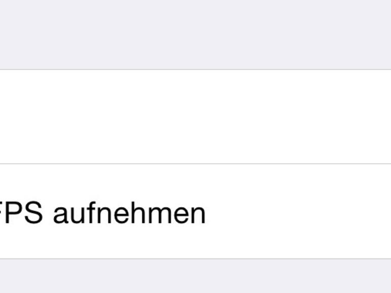 Videos lassen sich auf dem iPhone 6 und iPhone 6 Plus wahlweise auch mit 60 fps aufnehmen.