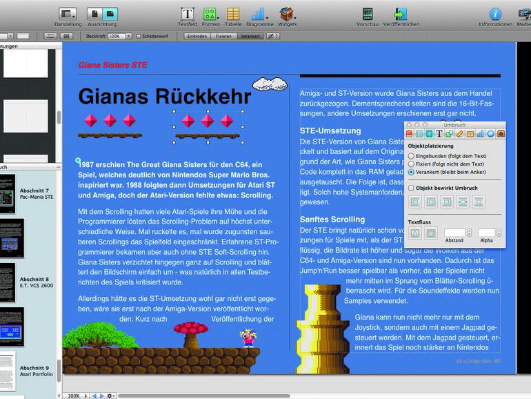 ... die man nahezu beliebig gestalten kann.