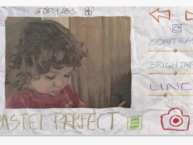 Paper Camera fertigt Gemälde statt Fotos an.