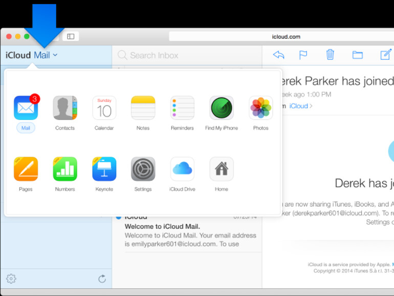 Ein Screenshot zeigt das Icon der Photos-Online-App.
