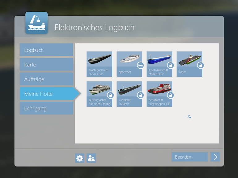 Binnenschiff-Simulator