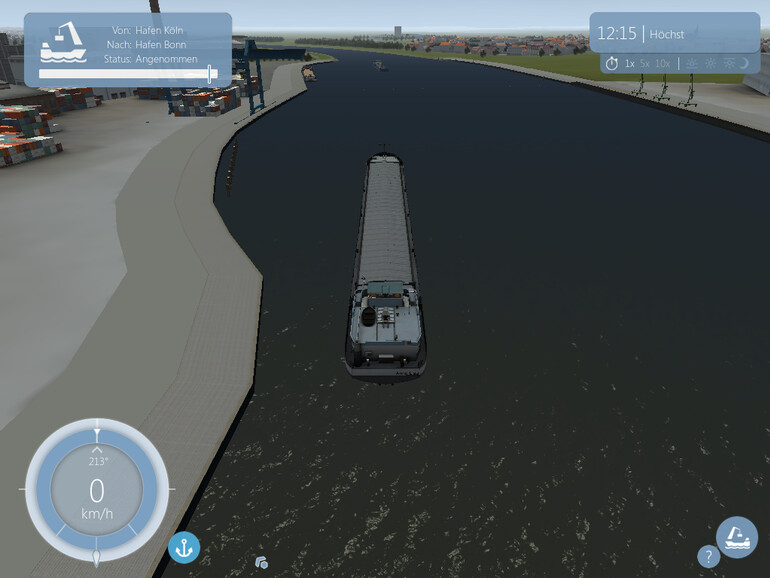 Binnenschiff-Simulator