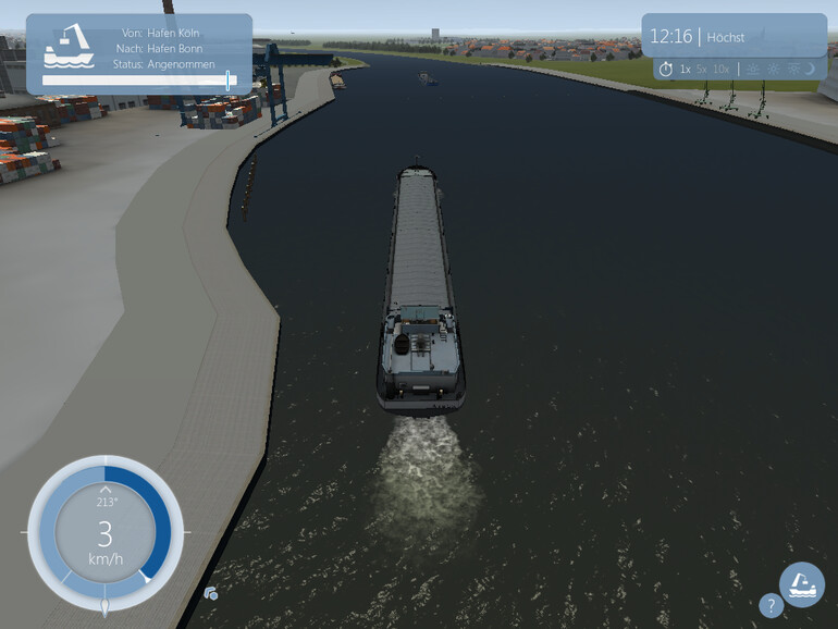 Binnenschiff-Simulator