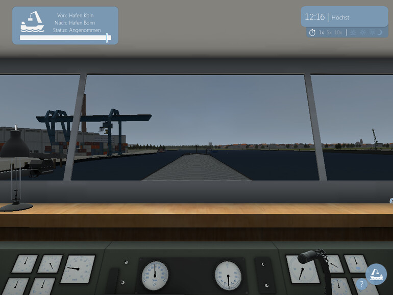 Binnenschiff-Simulator