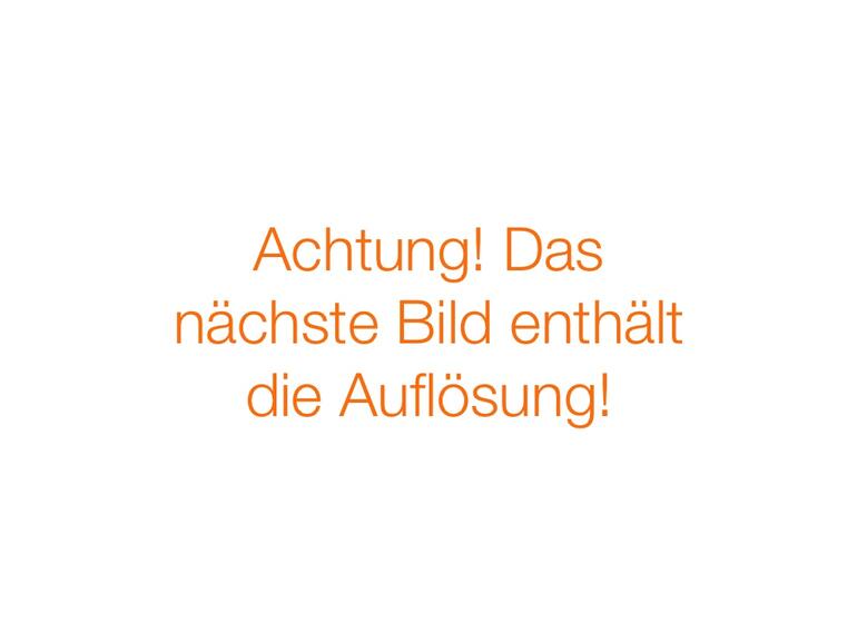 Und jetzt aufgepasst - die Auflösung!