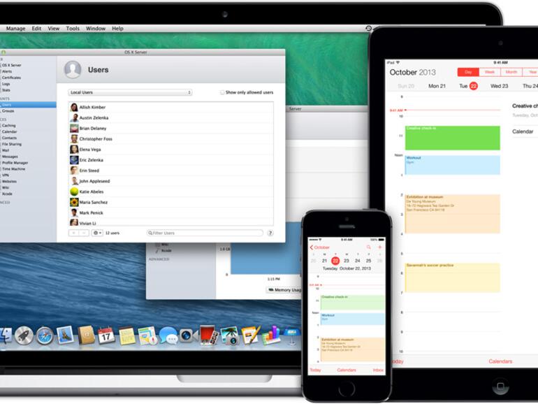 Apples Betriebssysteme auf einen Blick.