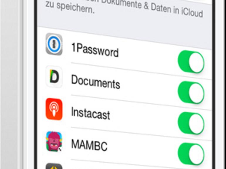 Wer nicht möchte, dass Apps bei iCloud speichern, muss es ihnen in den Einstellungen verbieten.