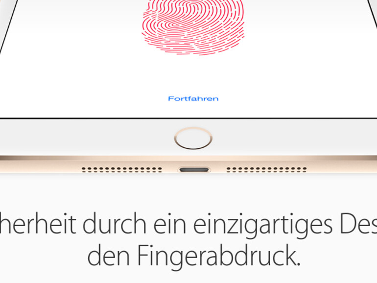 Die wichtigste Neuerung: Der Fingerabdruck-Scanner Touch ID.