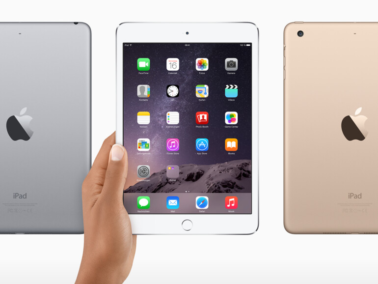 Das iPad mini 3 unterscheidet sich kaum vom Vorgängermodell.