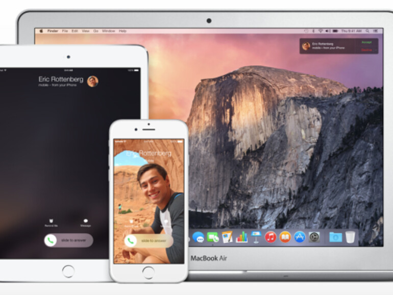 iOS 8 und OS X 10.10 Yosemite ermöglichen Telefonate vom Mac