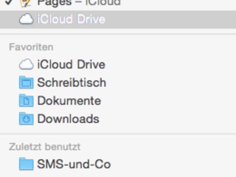 iCloud oder iCloud Drive