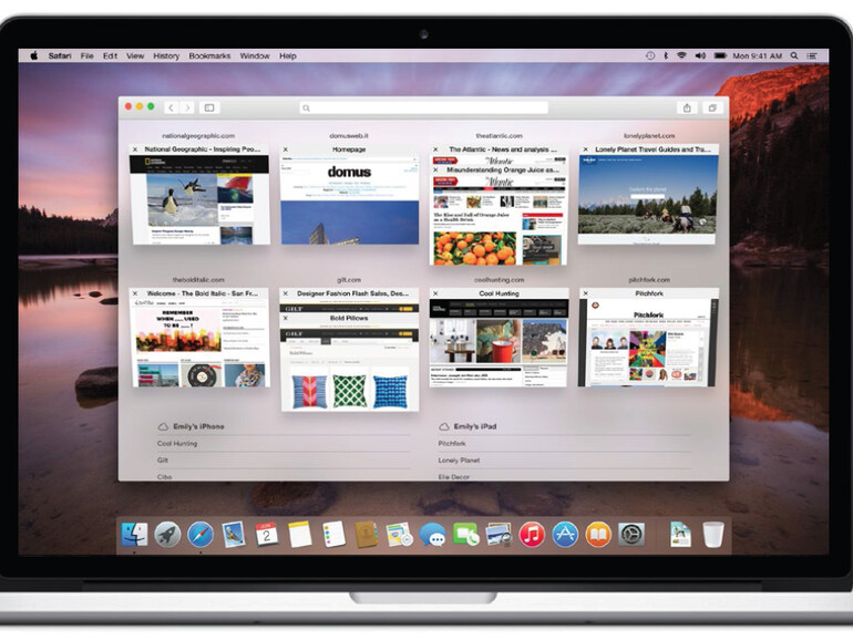 Safari unter OS X 10.10 Yosemite - noch besser als je zuvor