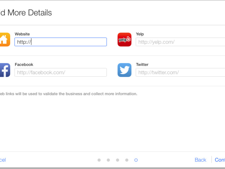... und das Firmen-Profil mit den Social-Media-Kanälen verknüpfen – fertig.