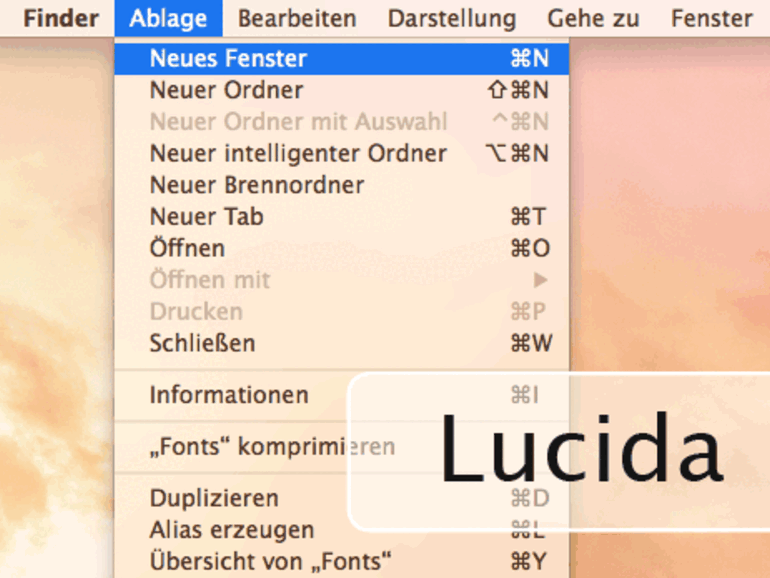 Beliebte System-Schrift per Lucida Grande per Trick zurückholen