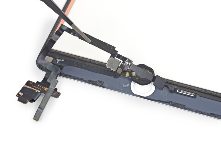 Verklebter Touch-ID-Sensor