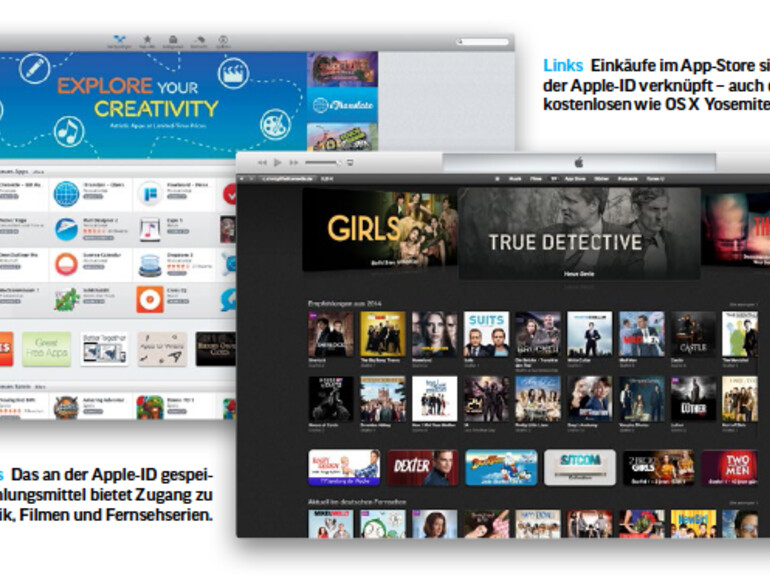 ... und die iCloud beziehungsweise iCloud Drive