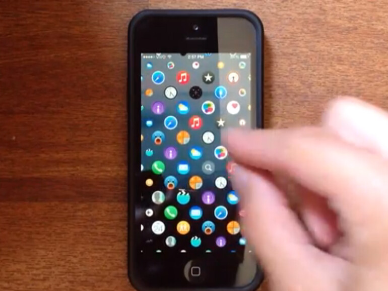 Apple Watch UI auf dem iPhone statt iOS 