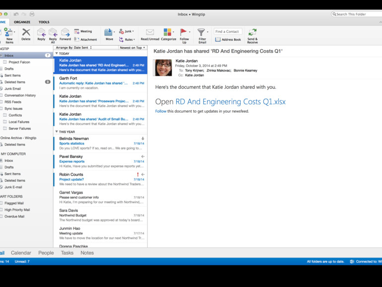 Outlook für OS X