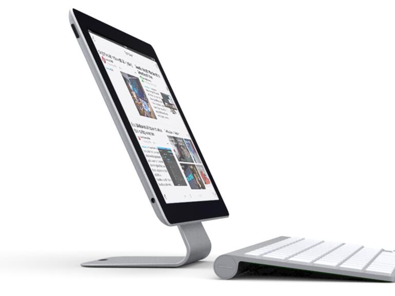 Mit dem Wireless Keyboard wird Ihr iPad zum „iMac mini“