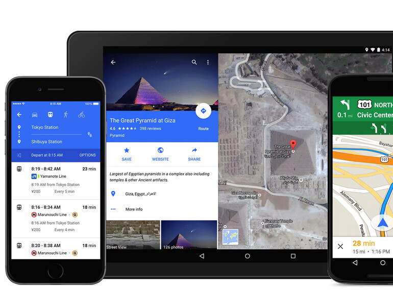 Goolge veröffentlicht in naher Zukunft ein Update für Google Maps