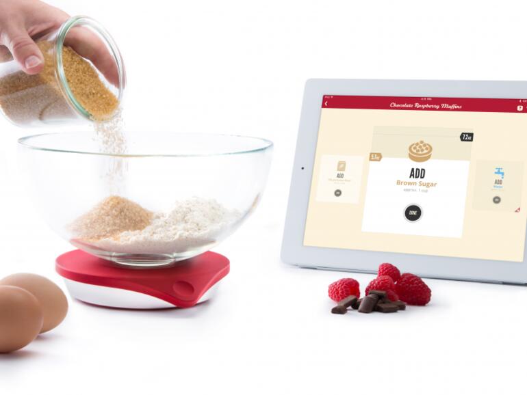 Küchenwaage Drop hilft beim Backen
