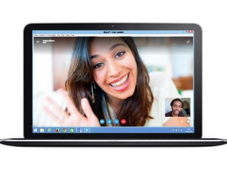 Skype for Web läuft im Browser