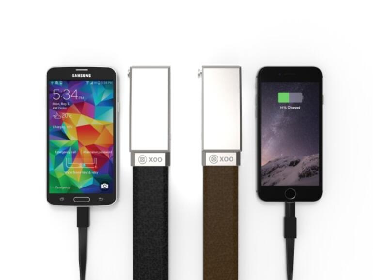 Laden Sie Ihr Smartphone bequem mit Ihrem Gürtel