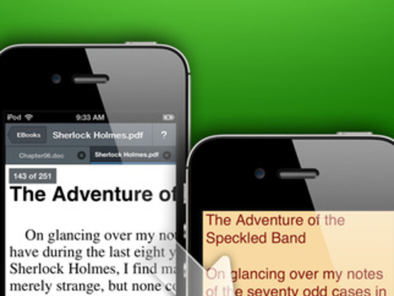 GoodReader kann auch PDF-Dateien bearbeiten