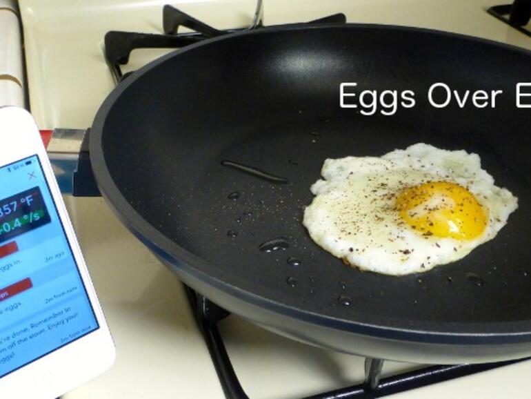 Bratpfanne mit iPhone-Anschluss 