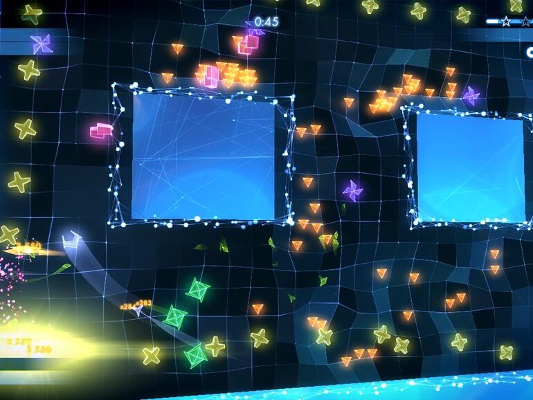 So sieht vermutlich ein LSD-Rausch aus: Geometry Wars setzt die Synapsen unter Dauerfeuer