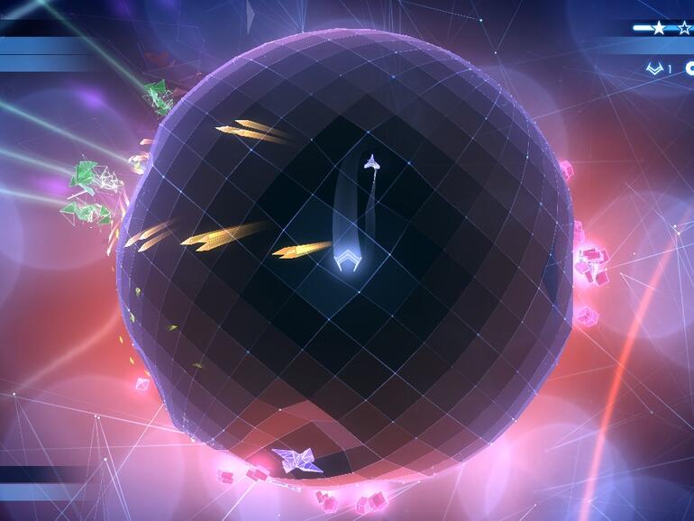 Neu sind die 3D-Spielfelder, die an den PlayStation-Titel Super Stardust HD erinnern