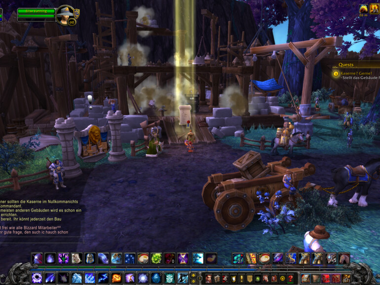Schaffe, schaffe, Häusle baue: Jeder Spieler verfügt in der Welt Draenors über eine eigene Festung