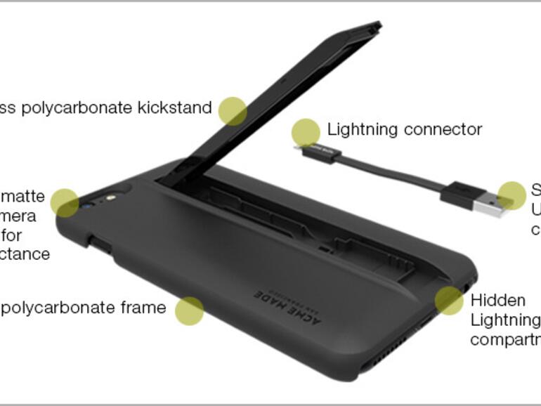 ... dafür besitzt es ein integriertes Ladekabel