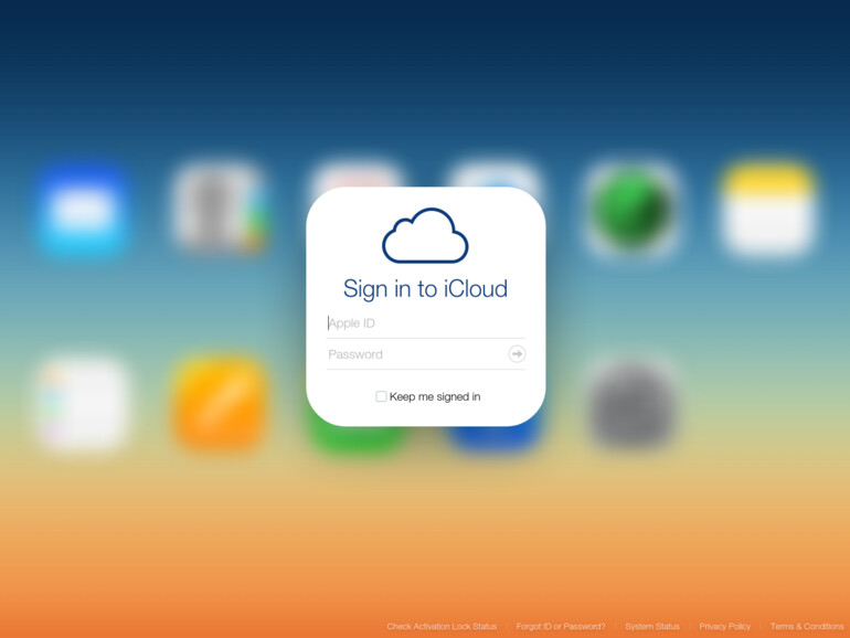Apples Sicherheitssysteme sind in der Regel iCloud-basiert