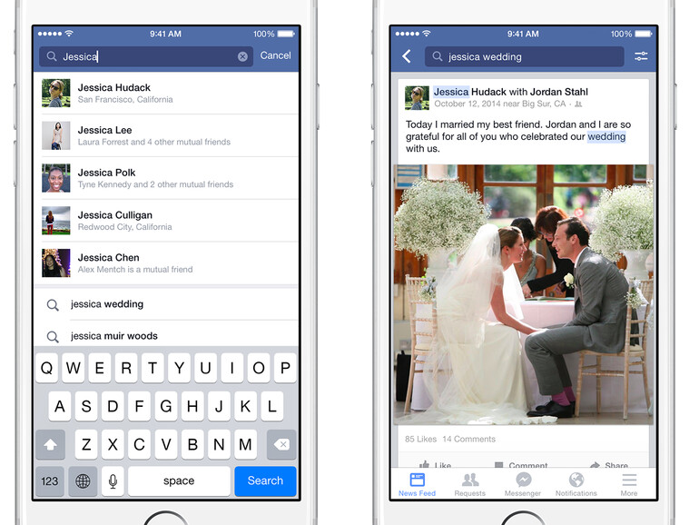 Facebook hat eine neue Suchfunktion angekündigt, so dass gezielt nach Posts auf Facebook gesucht werden kann.