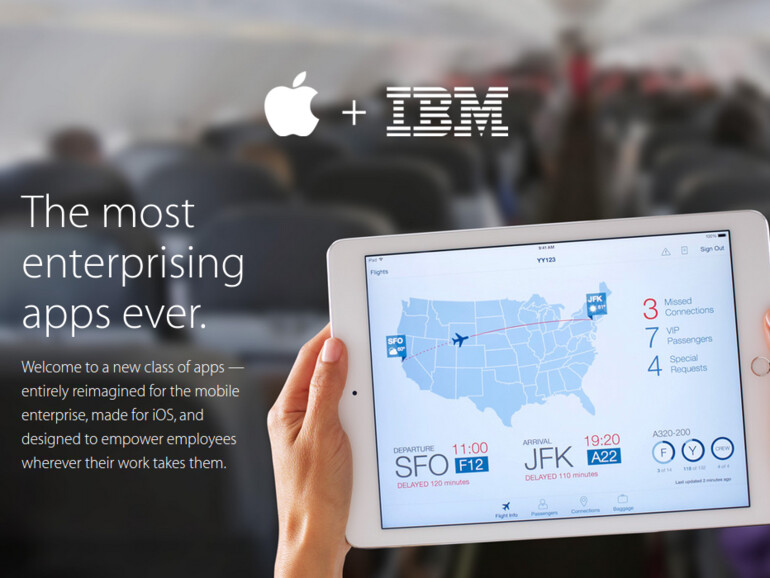 Die ersten Früchte aus der IBM-Apple-Partnerschaft sind angekündigt